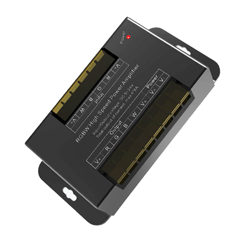 AP103 DC5V-24V High-speed Large Current RGBW Power Amplifier AP103 DC5V-24V High-speed Large Current RGBW Power Amplifier